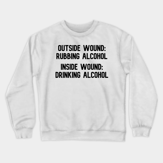 New Girl Nick Miller Quote Crewneck Sweatshirt by Pretty Good Shirts